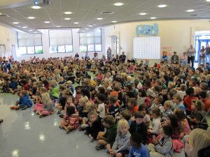 Sun Valley Elementary School students learning about compassion