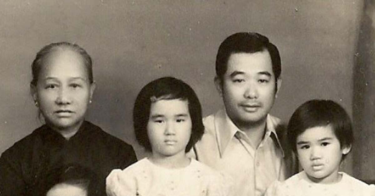 Toan's father, grandmother and sisters