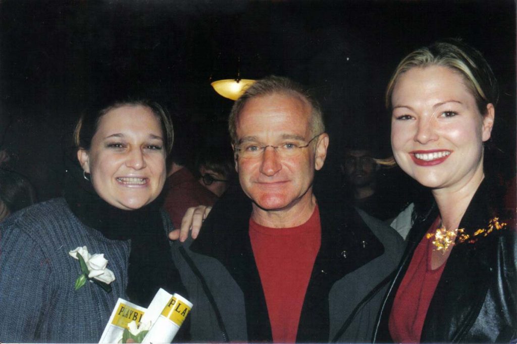 Julia Stuart, Robin Williams and Michelle Kennedy