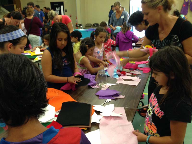 Superhero capes decorating