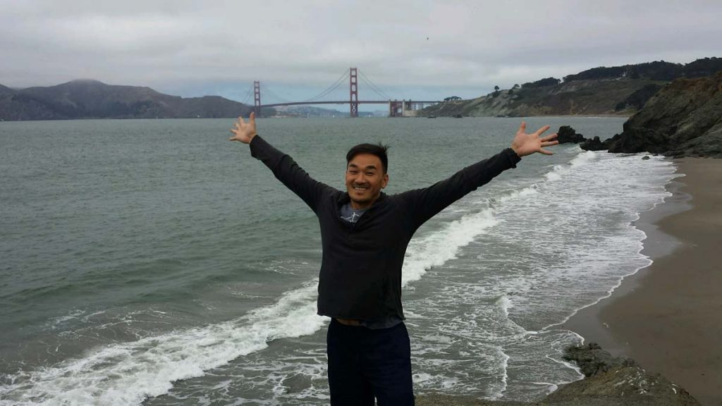 Toan Lam and the Golden Gate Bridge