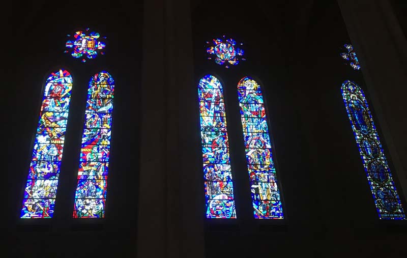 “Yoga on the Labyrinth” at Grace Cathedral in San Francisco