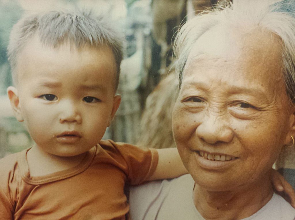 Toan Lam and his grandmother