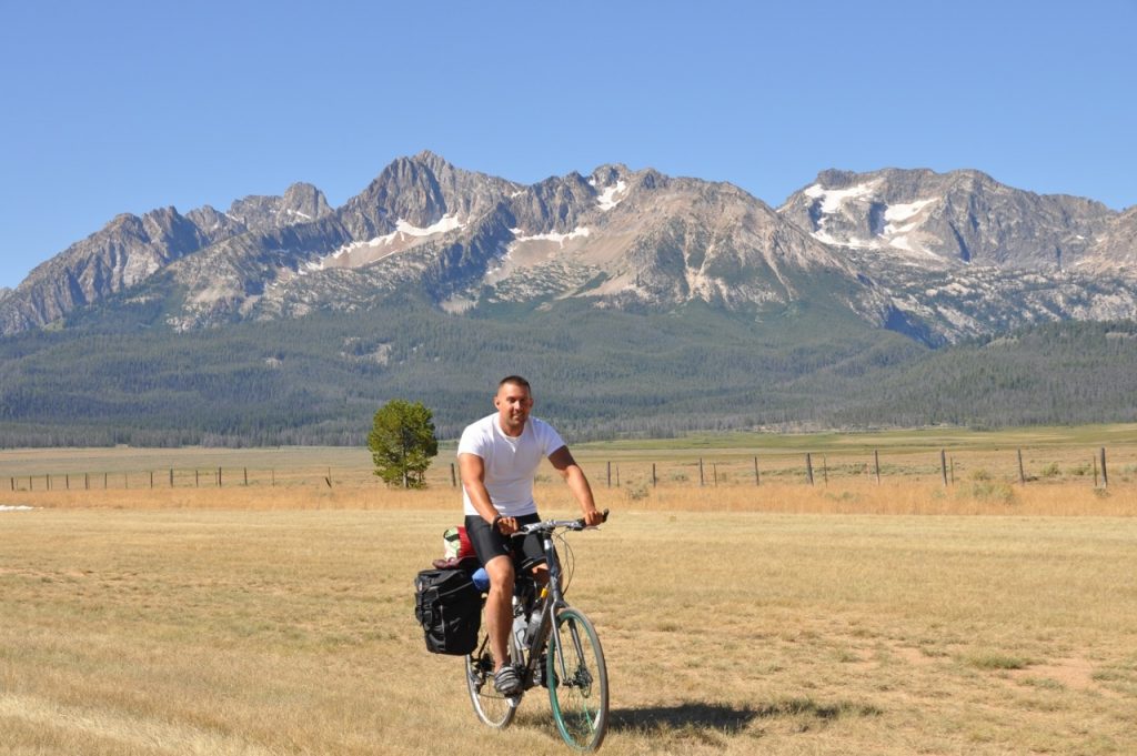 Casey Miller rode his bike from Oregon to Massachusetts.