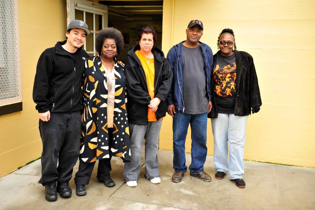 Herman Travis and a team of volunteers.